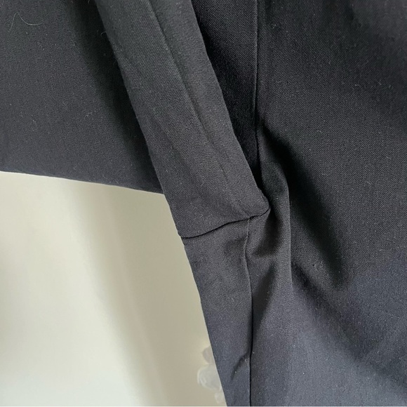 LAFAYETTE 148 Lexington Cropped Straight Leg Black Trouser Pants - Picture 8 of 11